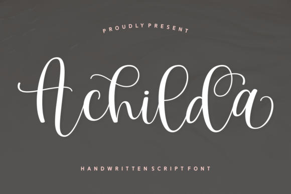 Achilda Script Font: Elevating Digital Brand Identity