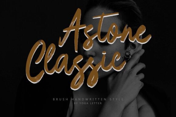 Astone Classic: Elevating Digital Brand Identity with Handwritten Elegance