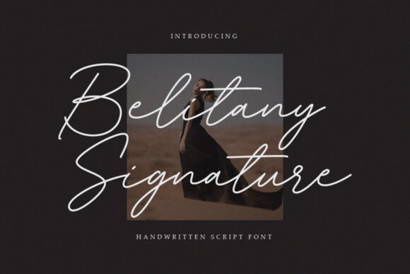 Belitany Signature: The Handwritten Typeface for Modern Web Design