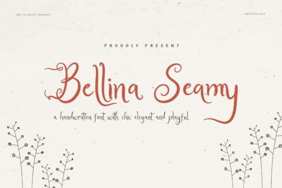 Bellina Seamy: The Perfect Script Font for Elegant Brand Identity