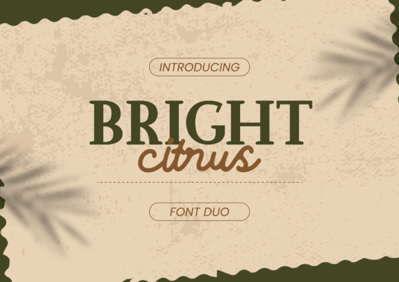 Bright Citrus Duo: The Typeface That Elevates Campaign Visuals