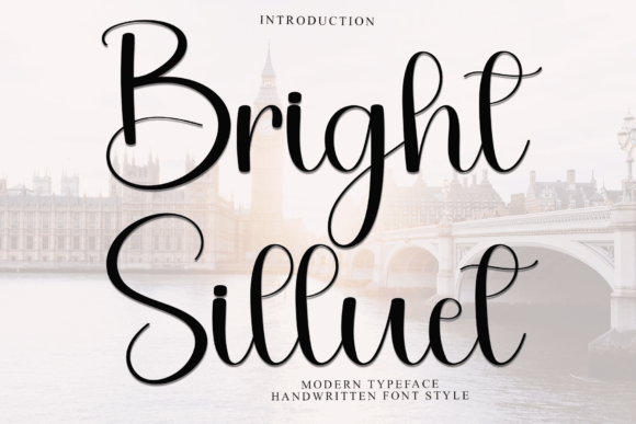 Bright Silluet: The Premium Script Typeface for Campaign Clarity