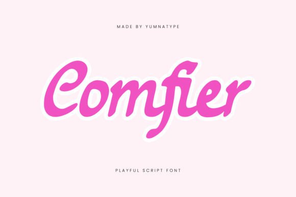 Comfier: The Playful Script Font for Scroll-Stopping Social Media Graphics