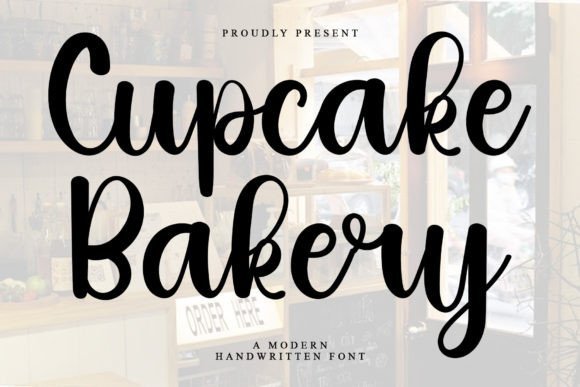 Cupcake Bakery Typeface: Elevate Your Brand With Elegant Handwritten Style
