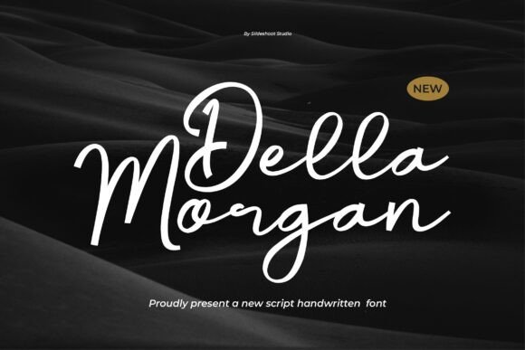 Della Morgan: A Handwritten Typeface for Editorial Elegance