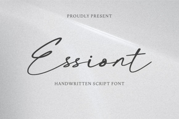 Essiont: The Elegant Handwritten Typeface for Handmade Brands