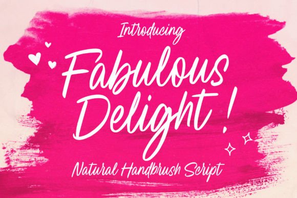 Fabulous Delight: The Handwritten Font That Stops Scrolling