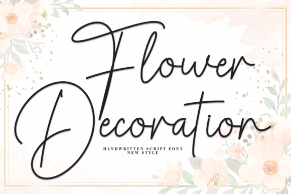 Flowers Decoration Typeface Review: A Soft Touch for Editorial Design