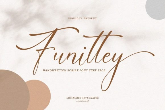 Funittey: The Elegant Script Typeface for Handmade Brands