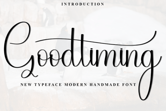Goodtiming: The Playful Script Font for Handmade Brands
