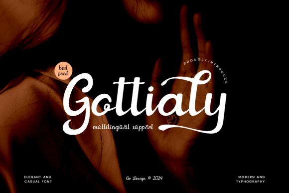 Gottialy: The Elegant Handwritten Typeface for Polished Branding