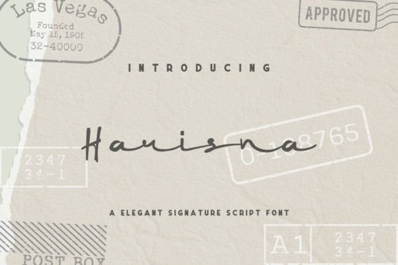 Harisna: Elevating Digital Brand Identity with Elegant Script Typography