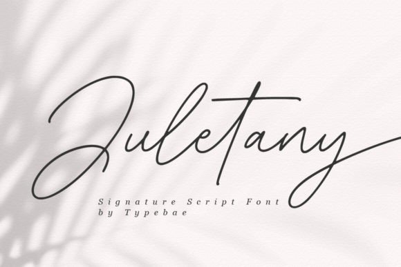 Juletany: Elevating Editorial Design with Handwritten Elegance