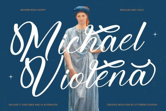 Michael Violena: The Luxury Typeface for High-Impact Campaigns