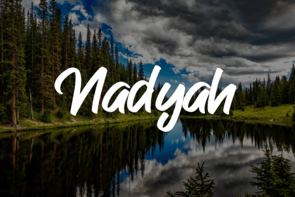 Nadyah: The Whimsical Script Font for Editorial Design