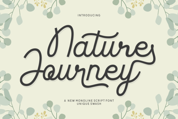 Nature Journey: Elevate Your Brand With Organic Script Typography