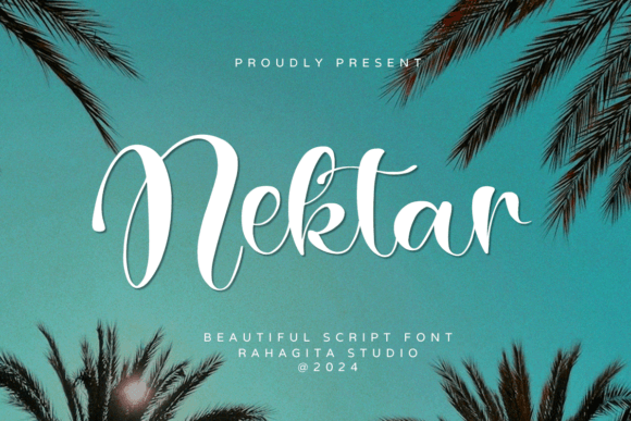 Nektar: A Unique Script Typeface for Creative Digital Branding