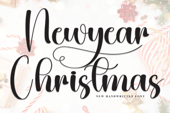 Newyear Christmas Typeface: A Designer’s Take on Elegant Script Branding
