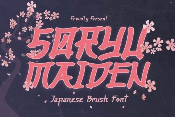 Soryu Maiden: A Brush Font for Authentic Brand Identity
