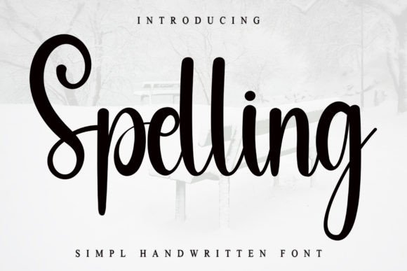 Spelling: The Elegant Handwritten Font for Polished Brand Identity