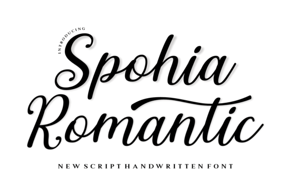 Spohia Romantic: The Perfect Handwritten Typeface for Crafters