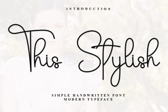 This Stylish: A Premium Handwritten Font for Modern Web Design
