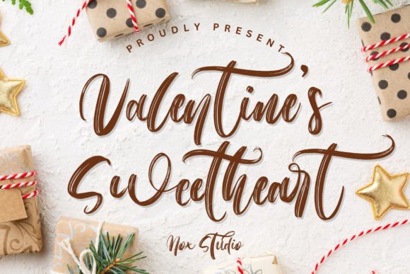 Valentine s Sweetheart: A Romantic Typeface for Editorial Design