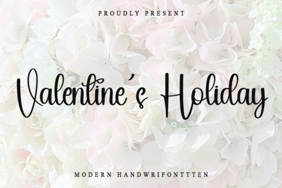 Valentines Holiday Font: A Timeless Handwritten Typeface for Crafters